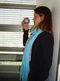 Stahlkugel beim Start Stahlkugel beim Start